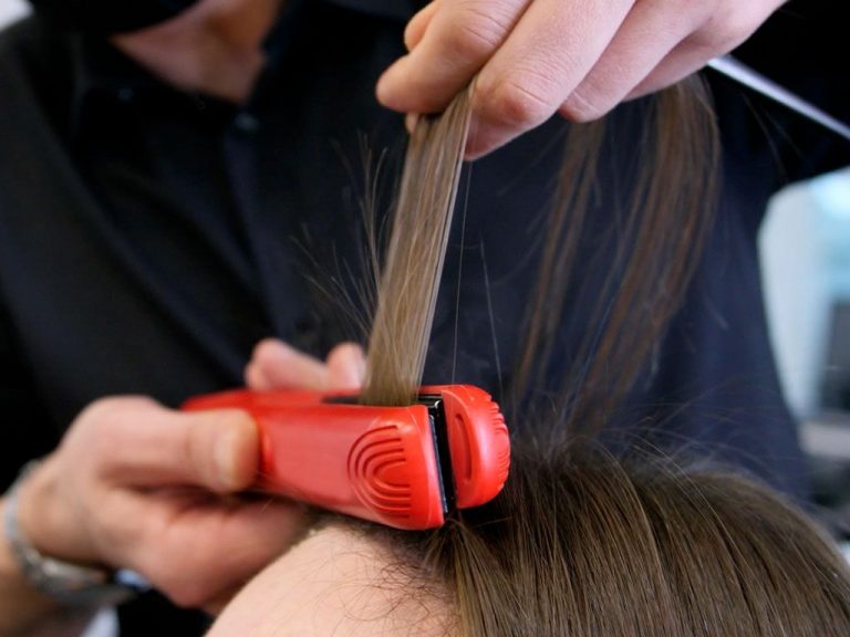 Proceso de plancha del alisado saludable Discovery de Ybera Paris