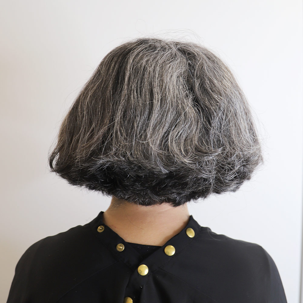 Antes del alisado orgánico Fashion Stylist